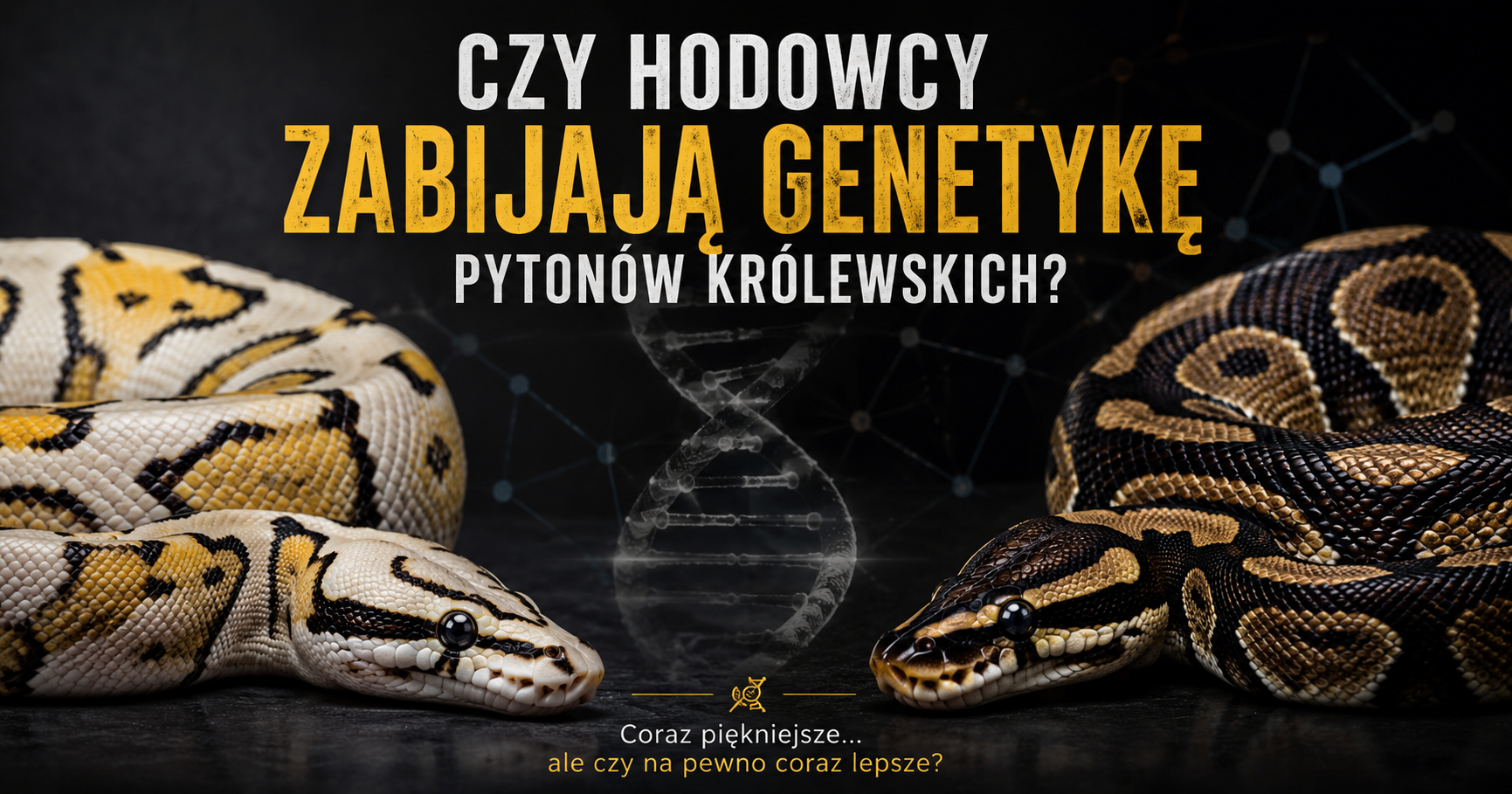 Czy hodowcy zabijają genetykę pytonów królewskich?